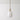 Luminária Pendente Retrô Minimalista Metal Cerâmica Tulipa