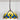 Luminária Pendente Retrô Minimalista Metal Vidro Bogura