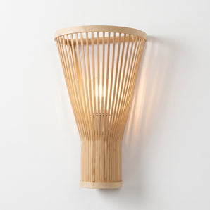 Luminária Arandela Moderna Minimalista Madeira Maurel