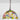 Luminária Pendente Retrô Minimalista Metal Vidro Bogura