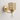 Luminária Arandela Moderna Clássica Metal Cristal Allocate - Dourado / Branco Quente (3000K) - ORNE™