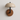 Luminária Arandela Moderna Minimalista LED Mármore Umbrella - Bege / Marrom / Preto / Mármore Travertino / Madeira / Alumínio / 12W / Branco Quente (3000K) - ORNE™