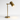Luminária de Mesa Abajur Moderna Minimalista LED Metal Gold Lux - Dourado / Ø12x37cm - ORNE™