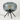 Luminária de Mesa Abajur Moderna Minimalista Bombber - Metal e Vidro / Azul / Ø30x38cm - ORNE™