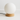Luminária de Mesa Moderna Minimalista Madeira Globo Vidro Hue - Madeira e Branco / Redondo / Ø15x17cm - ORNE™