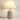 Luminária De Mesa Abajur Minimalista Mármore Tecido Zarya - Ø30x42cm - ORNE™