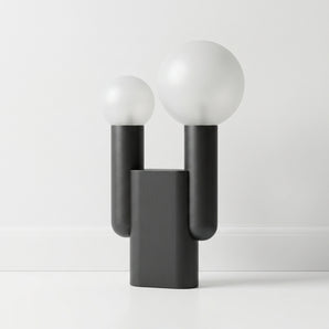 Luminária de Mesa Abajur Moderno Minimalista Metal Globos Julli — ORNE