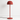 Luminária Abajur Moderna Minimalista LED Metal Acrílico Balan - Vermelho / Ø13,6x32cm - ORNE™