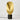 Luminária de Mesa Abajur Moderna Minimalista LED Metal Goet - Dourado / Branco Quente (3000K) - ORNE™