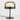 Luminária de Mesa Abajur Moderna Minimalista Metal Hard - Prata / Branco Quente (3000K) - ORNE™