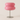 Luminária de Mesa Moderna Minimalista Metal Vidro Bauhaus - Metal / Rosa - ORNE™