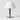 Luminária de Mesa Abajur Moderno Minimalista LED Vidro Torviq - Branco / Vidro e Alumínio - ORNE™