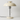 Luminária de Mesa Abajur Moderna Minimalista Metal Vergas - Bege / Ø42x30cm - ORNE™