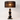 Luminária de Mesa Moderno Cristal Metal Peônia — ORNE