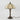 Luminária de Mesa Retrô Minimalista Vidro Resina Metal Trelew — ORNE
