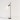 Luminária de Piso Coluna Moderna Minimalista Spot Direcionável Articulada Metal LED Dirch - Preto / Branco Quente (3000K) - ORNE™