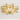 Luminária Plafon Minimalista Vidro Raze - Ø50x18cm / Dourado - ORNE™