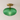 Luminária Plafon Moderna Minimalista Vidro Atter - Verde / Ø30cm - ORNE™