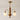 Luminária Pendente Moderna Minimalista Metal Pell - Marrom / Ø65x49cm / 3 Lâmpadas - ORNE™