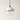 Luminária Pendente Moderna Minimalista Vidro Grace - Branco e Incolor / Ø20cm / Bulbo ou Filamento LED - ORNE™