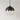 Luminária Pendente Moderna Minimalista Vidro Grace - Preto e Incolor / Ø20cm / Bulbo ou Filamento LED - ORNE™