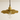Luminária Pendente Minimalista Metal Jager - Dourado / Ø22x9cm - ORNE™