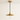 Luminária Pendente Minimalista Metal Jager - Dourado / Ø22x9cm - ORNE™