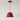 Luminária Pendente Moderna Minimalista Infantil Tie - Vermelho e Branco / Ø23x18cm - ORNE™