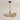 Luminária Pendente Moderna Minimalista Acrílico Vivera - Acrílico e Alumínio / 1 Lâmpada / Ø35cm / Bege - ORNE™