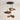 Luminária Pendente Moderna Minimalista Acrílico Vivera - Acrílico e Alumínio / 3 Lâmpadas / Ø30cm / Marrom - ORNE™