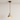 Luminária Pendente Moderna Minimalista Mármore Travertino Giacome - Ø10x17cm / Mármore e Madeira - ORNE™
