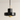 Luminária Pendente Moderna Minimalista Metal Mármore Astra - Preto / Branco Quente (3000K) - ORNE™