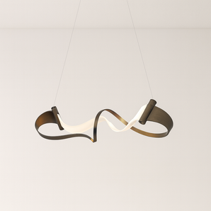 Luminária Pendente Moderna Minimalista LED Metal Acrílico Kalmar - Ø60cm / Branco Quente (3000K) - ORNE™