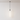 Luminária Pendente Moderna Minimalista LED Metal Acrílico Tazia - Ø5x55cm / Preto / Branco Quente (3000K) - ORNE™