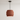 Luminária Pendente Moderna Minimalista Resina Gondze Lumi - Ø23x16cm / Terracota / Resina e Alumínio - ORNE™