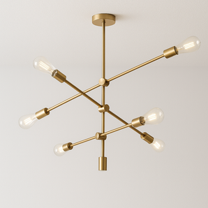 Luminária Pendente Moderno Minimalista Sputnik Atomus - Dourado - ORNE™