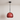 Luminária Pendente Moderna Minimalista LED Vidro Eocci - Vermelho / Branco Quente (3000K) - ORNE™