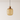 Luminária Pendente Moderno Minimalista Bottle - Âmbar Ø30 - ORNE™