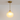 Luminária Pendente Moderna Minimalista Vidro Ardore - Dourado e Incolor / Vidro e Alumínio / B / 1 Lâmpada - ORNE™