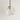 Luminária Pendente Moderna Minimalista Vidro Bianc - 15x16cm / Incolor / Branco Quente (3000K) - ORNE™