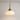 Luminária Pendente Moderna Minimalista Vidro Metal Calizze - Bege e Bronze / Ø20x24cm / Branco Quente (3000K) - ORNE™