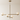 Luminária Pendente Moderna Minimalista Globo Bola Vidro Metal Capri - Dourado / Ø60cm / Branco Quente (3000K) - ORNE™