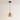 Luminária Pendente Moderna Minimalista Vidro Chianca - 1 Lâmpada / Âmbar / Vidro e Alumínio - ORNE™