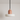 Luminária Pendente Moderna Minimalista Vidro Metal Fahama - Rosa / Ø17x15cm / Branco Quente (3000K) - ORNE™