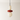 Luminária Pendente Moderno Minimalista Vidro Gapy Tyn - Branco e Vermelho - ORNE™