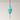 Luminária Pendente Moderna Minimalista Metal Haven - Ø16x66cm / Azul / Alumínio e Vidro - ORNE™