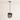 Luminária Pendente Moderna Minimalista Vidro Ilusion - 17x21cm / Branco Quente (3000K) / Vidro - ORNE™