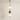 Luminária Pendente Moderna Minimalista Vidro Metal Jongin - 2 Lâmpadas / Fendi / Branco Quente (3000K) - ORNE™