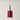 Luminária Pendente Moderno Minimalista Vidro Klaus - Vermelho / Ø10cm - ORNE™