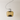 Luminária Pendente Moderno Minimalista Vidro Lotus - Âmbar / Ø35cm - ORNE™